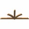 Ekena Millwork Redmond Timber Gable Bracket, Western Red Cedar, 108"W x 45"H x 3 1/2"D x 5 1/2"F, 10/12 Pitch GBW108X45X0406RED00SWR - alternate 3